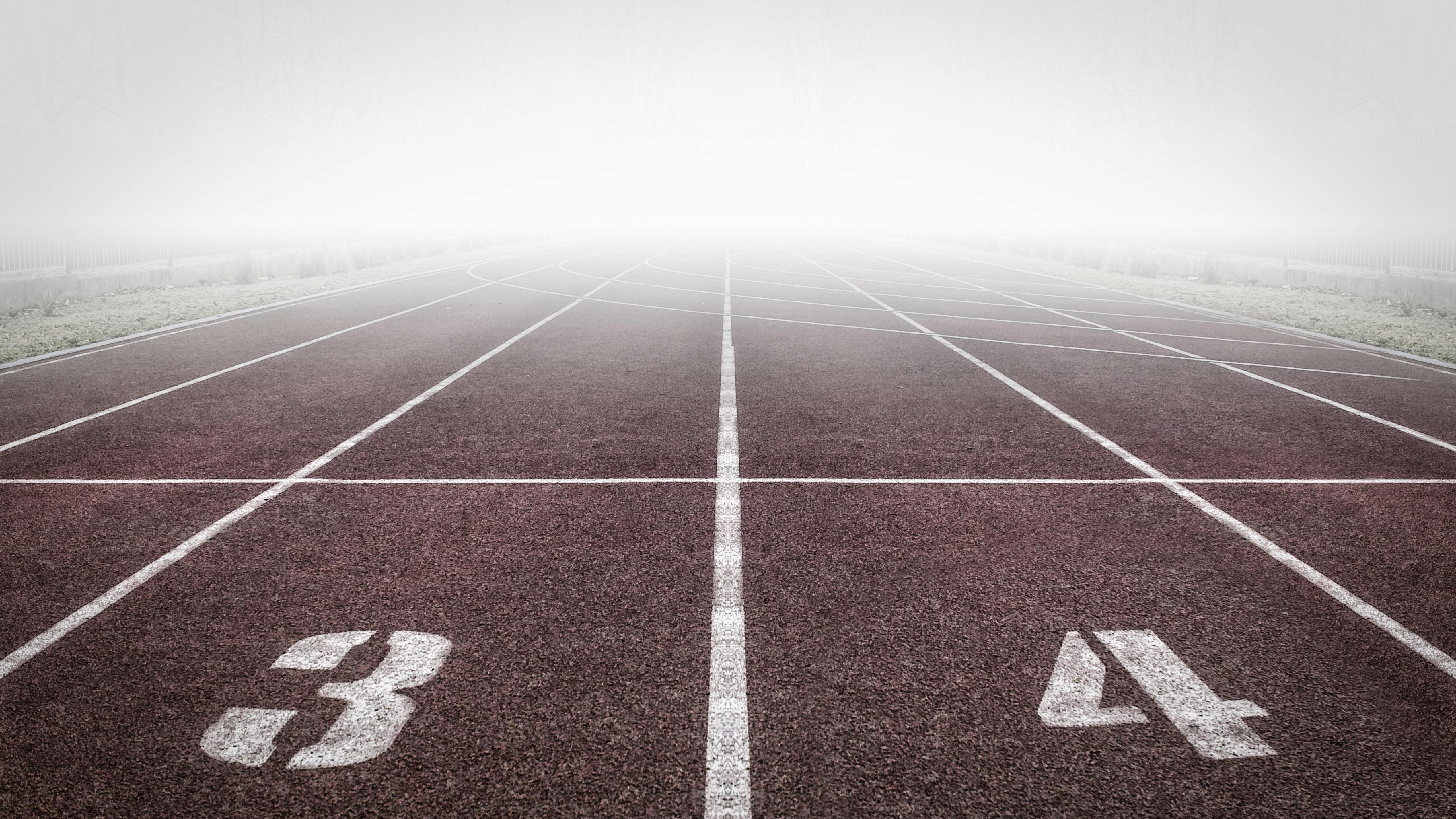 Racing track symbolizing acceleration